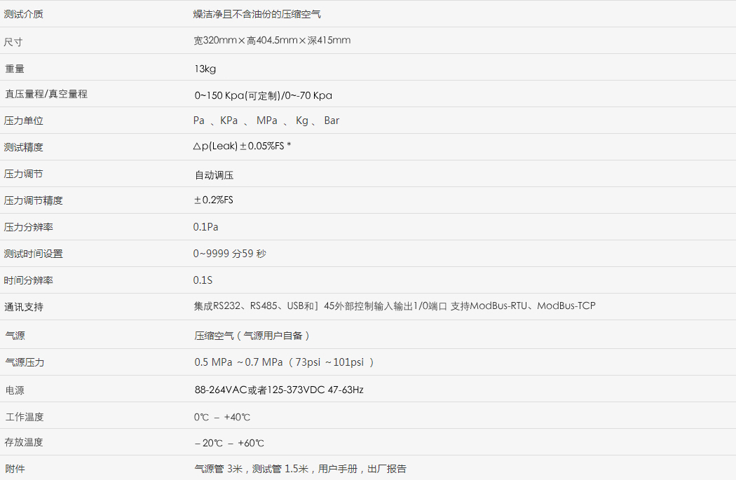 B4 AL500气密性测试仪